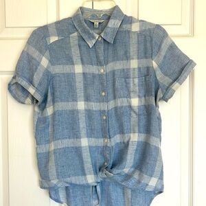 Lucky Brand woman’s short sleeve shirt, size S/P